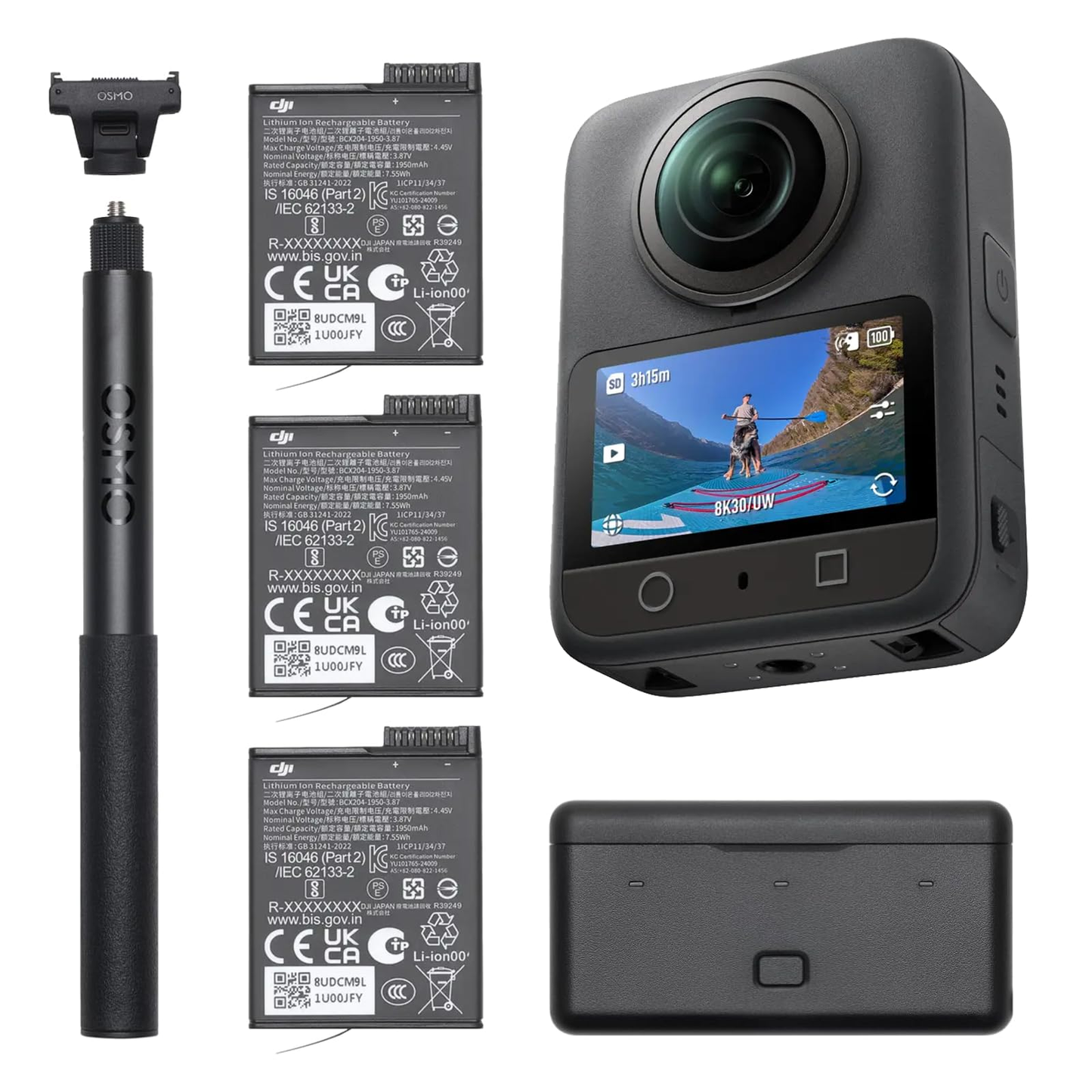 DJI Osmo 360 4K Adventure Combo Grade A Preowned