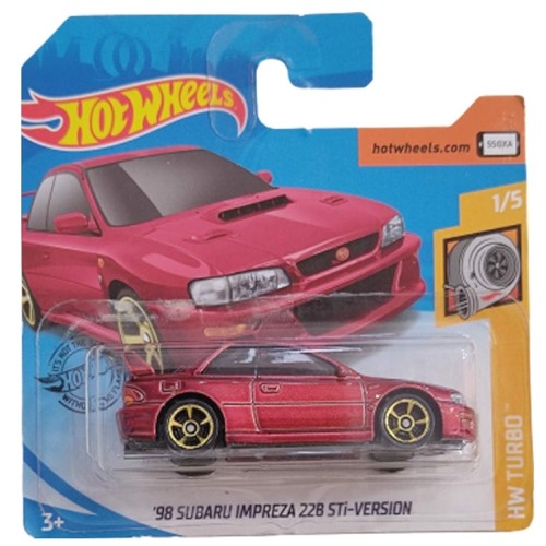 Hot Wheels - HW Turbo 1/5 '98 Subaru Impreza 22B STI-Version (3+) Preowned