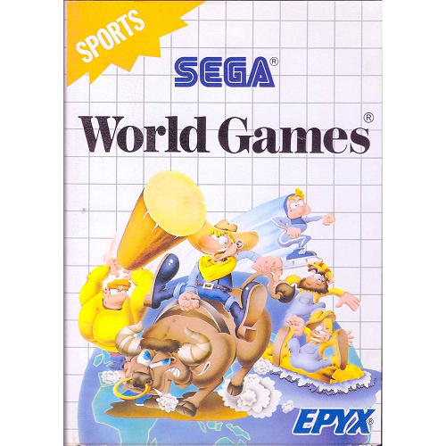 Master System - Sega World Games With Manual Boxed Preowned