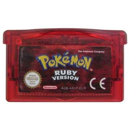 GameBoy Advance Unboxed - Pokemon Ruby Version [USA Edition] (E) Preowned