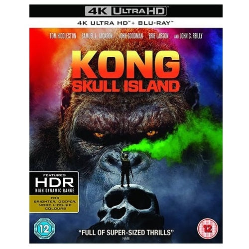 4K Blu-Ray - Kong: Skull Island (12) Preowned