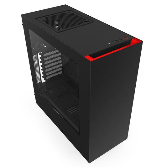 NZXT S340 Mid-Tower Chassis Red Collection Only Preowned