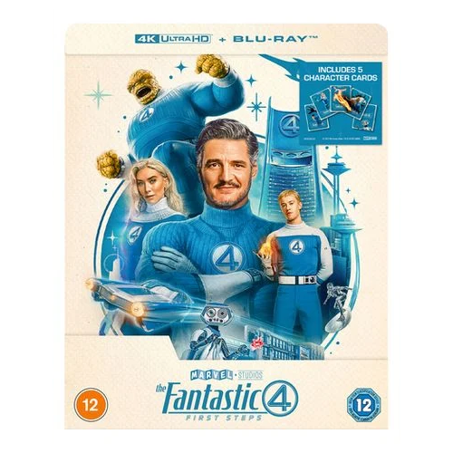 4K - Fantastic 4: First Steps (12) 2025 4K UHD+BR Steelbook Preowned