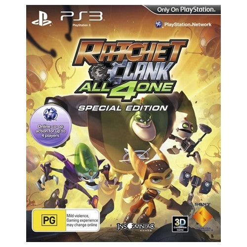 PS3 - Ratchet & Clank All 4 One Special Edition (7) Preowned