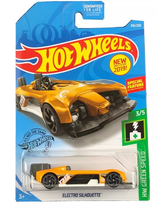 Hot Wheels - Green Speed Electro Silhouette Preowned