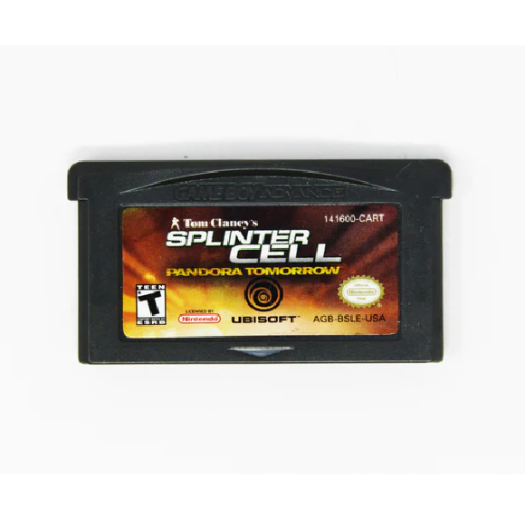 GameBoy Advance Unboxed - Splinter Cell Pandora Tomorrow (12+) Preowned