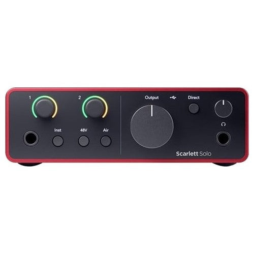 Focusrite Scarlett Solo (4th Gen) USB Audio Interface Grade B Preowned