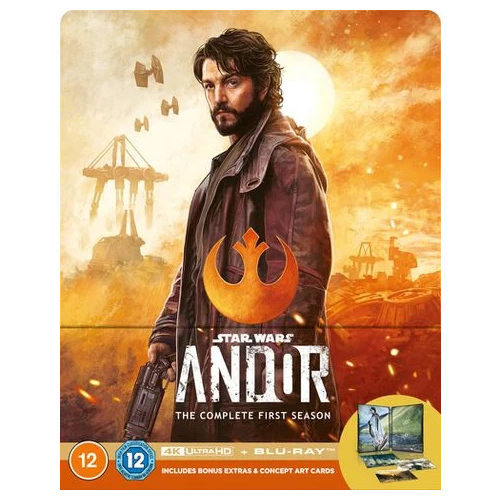 4K Blu-Ray - Star Wars: Andor - Season 1 (12) 4K UHD+BR Limited Ed. Steelbook Preowned