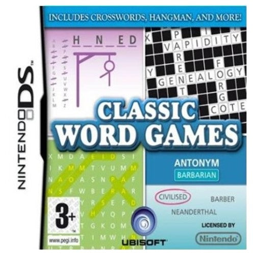 DS - Classic Word Games Unboxed Preowned