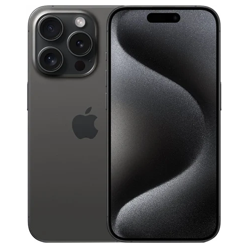 Apple iPhone 15 Pro 128GB Unlocked Black Titanium Grade C Preowned