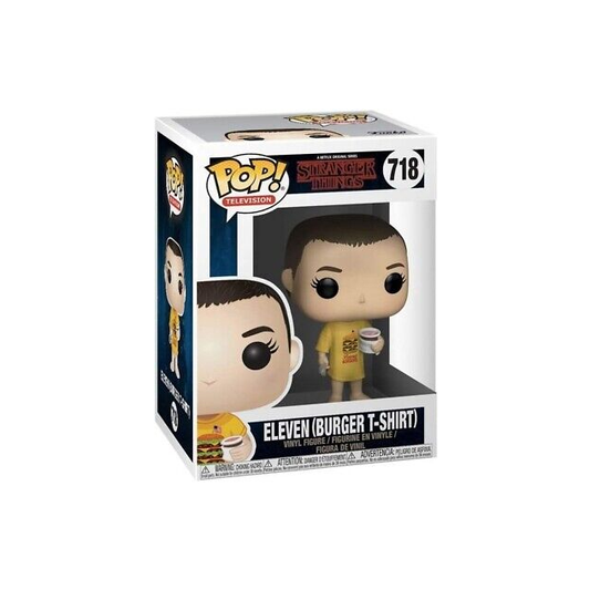 Funko Pop - Stranger Things [718] Eleven (Burger T-Shirt) Preowned