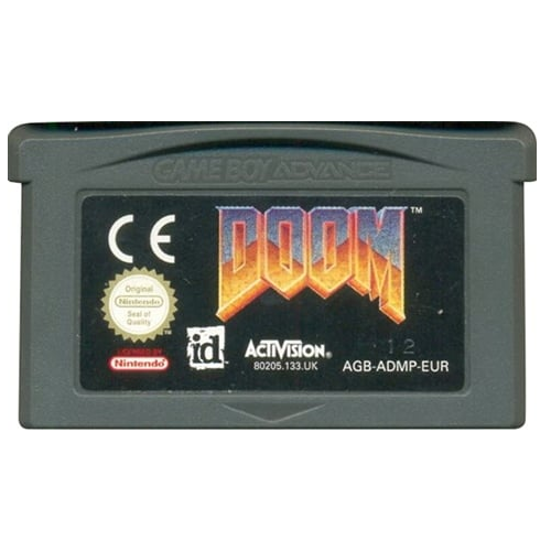 Gameboy Advance Unboxed - Doom (18+) Preowned