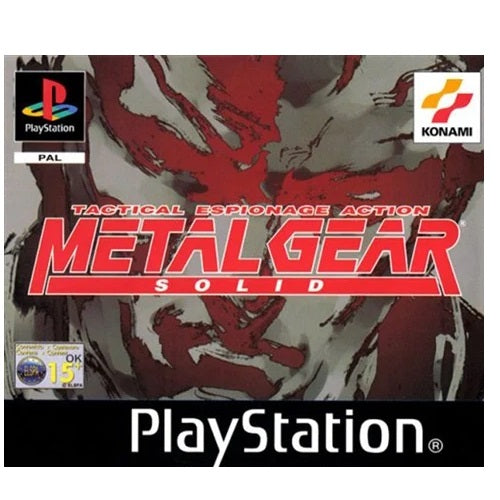 PS One - Metal Gear Solid With Manual (15+) Preowned