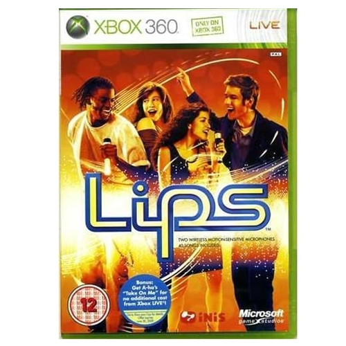Xbox 360 -  Lips (No Microphone) (12) Preowned