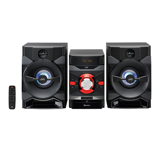 JVC MX-DN550 Megasound Bluetooth HiFi System 120W Grade B Preowned Collection Only