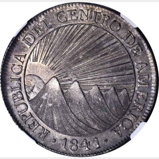 8 Reales Guatemala 1841 Coin Preowned