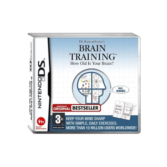 DS - Brain Training How Old Is Your Brain (3) Preowned