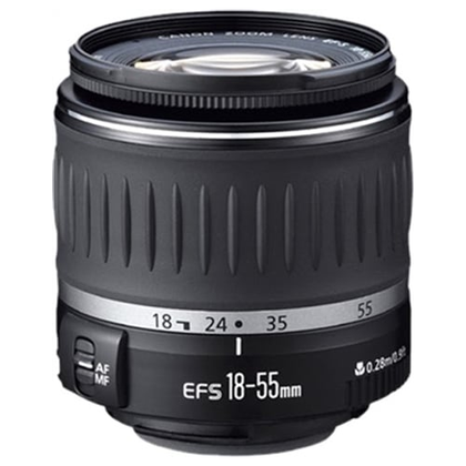 Canon EF-S 18-55mm f/3.5-5.6 II Black Lens Preowned