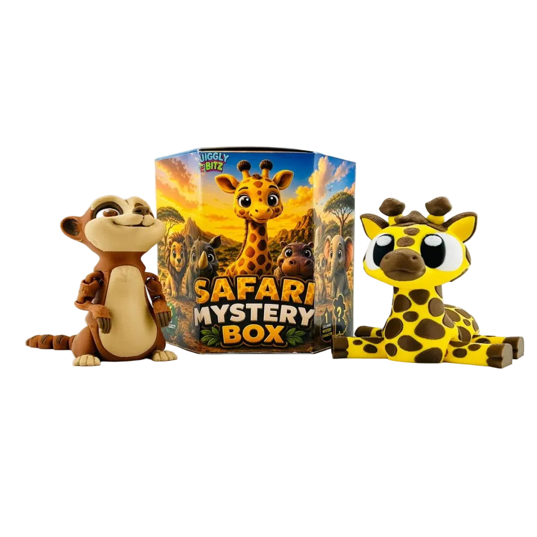 Jiggly Bitz - Safari Mystery Box (3+) Sealed