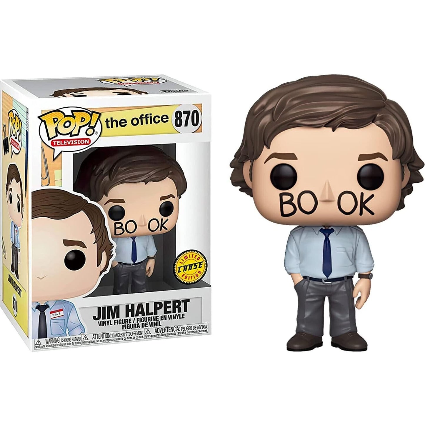 Funko Pop - The Office [870] Jim Halpert Limited Chase Edition Preowned