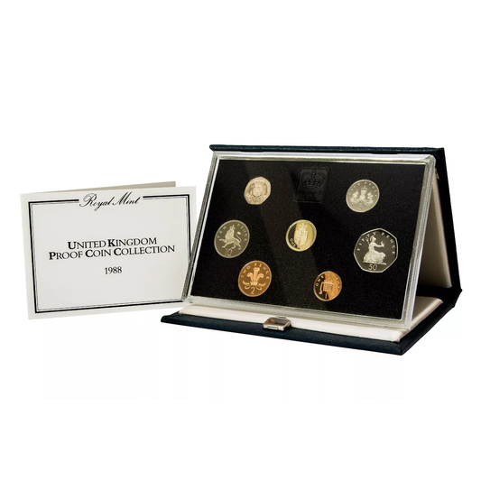 United Kingdom Proof Coin Collection 1988 Royal Mint Preowned