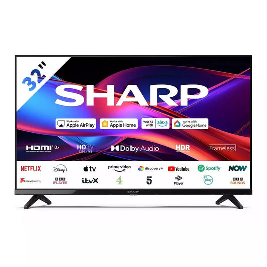 Sharp 32GD2125K 32" Smart HD Ready LED TV Grade B Preowned Collection Only