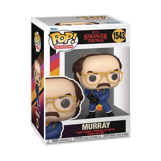 Funko Pop - Stranger Things [1543] Murray (3+) Preowned