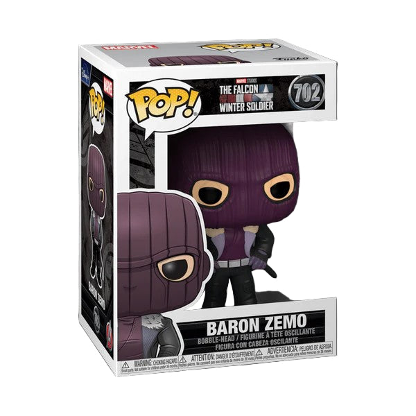 Funko Pop! - Marvel The Falcon And The Winter Soldier [702] Baron Zemo (3+) Preowned