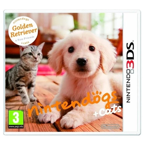 3DS - Nintendogs & Cats Golden Retriever (3) Preowned