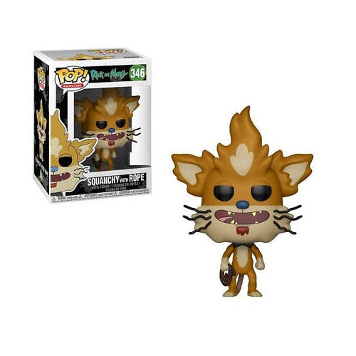 Funko Pop - Rick And Morty [346] Squanchy With Rope (14+) Preowned