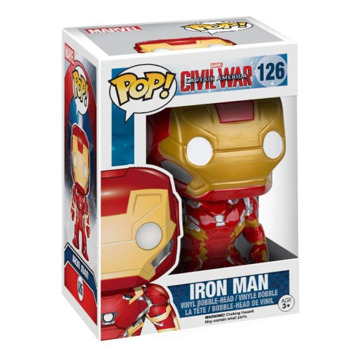 Funko Pop! - Marvel's Captain America: Civil War [126] Iron Man (3+) Preowned