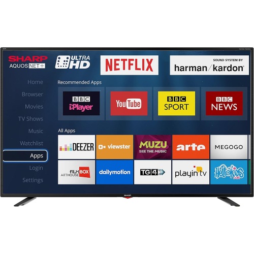 Sharp LC-40UI7352K 40" 4K Smart TV Preowened Collection Only