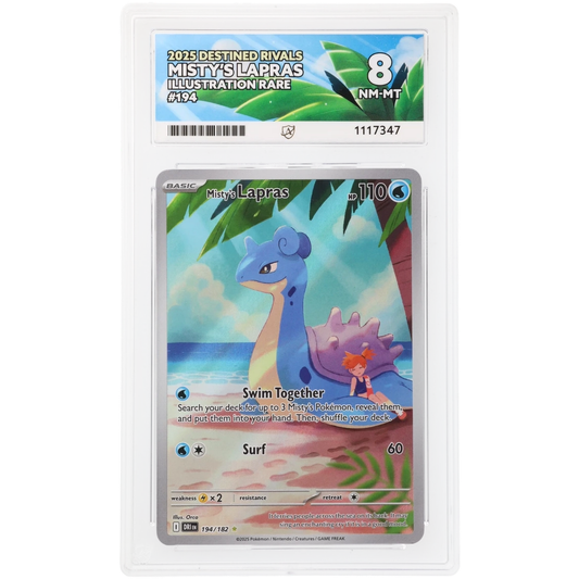 2025 Pokemon Destined Rivals Misty's Lapras IR 194/182 Ace 8 NM-MT Preowned