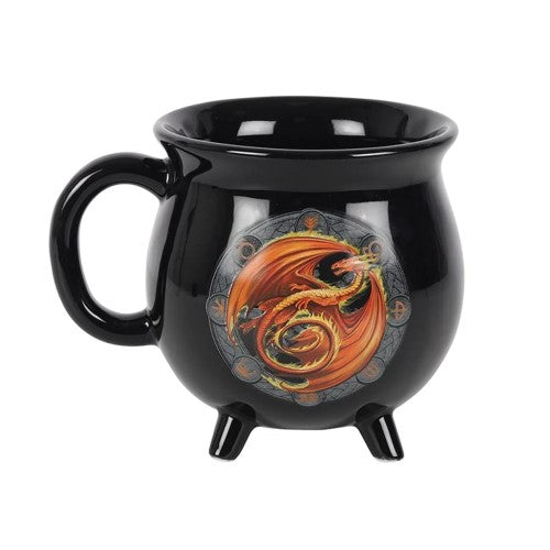 Anne Stokes - Colour Changing Beltane Cauldron Mug Preowned
