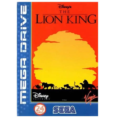 Mega Drive - The Lion King With Manual Boxed Preowned