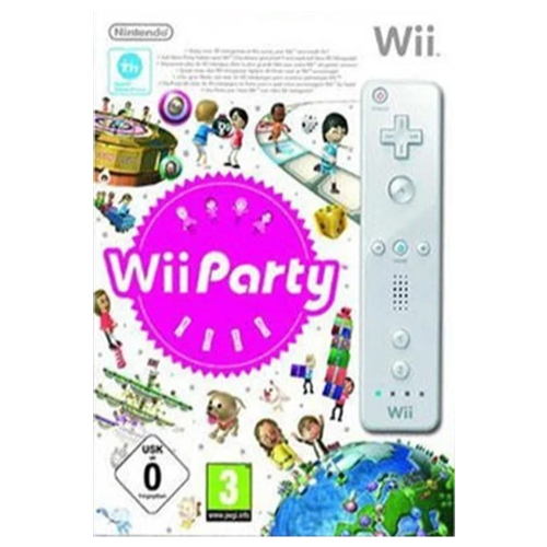 Wii - Wii Party + Wii Remote (3) Preowned