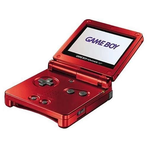 Game Boy Advance SP AGS-001 Console Metallic Red Discounted Preowned
