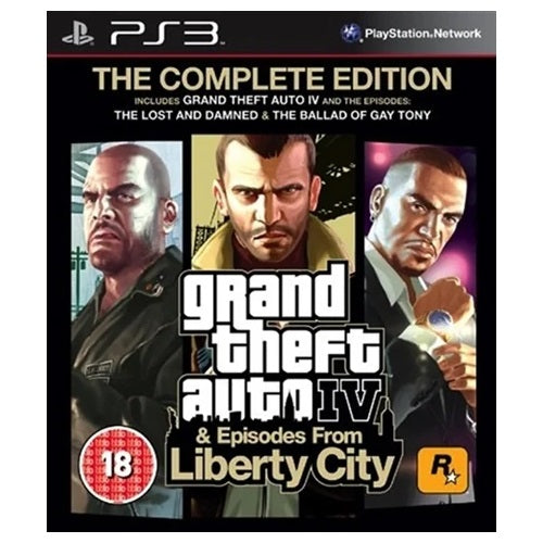 PS3 - Grand Theft Auto IV & Episodes From Liberty City Complete Edition (18) Preowned