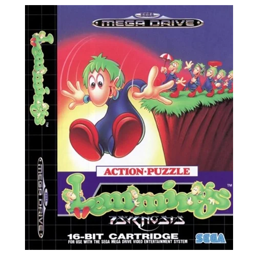 Mega Drive - Lemmings Without Manual Boxed Preowned