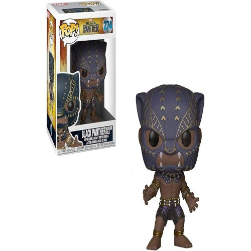 Funko Pop! - Black Panther [274] Black Panther Warrior Falls (3+) Preowned