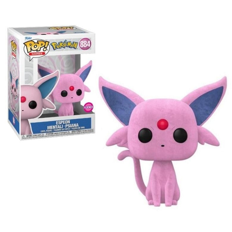Funko Pop! - Pokemon [884] Espeon Flocked (3+) Preowned