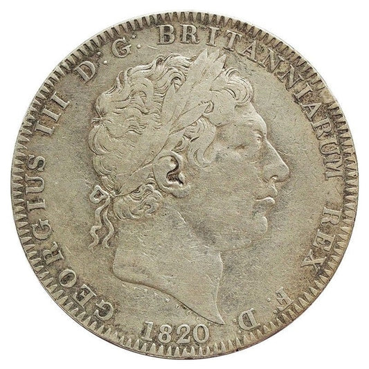 George III "Silver Crown" 1820 Coin Preowned