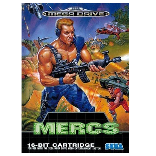 Mega Drive - Mercs Without Manual Boxed Preowned