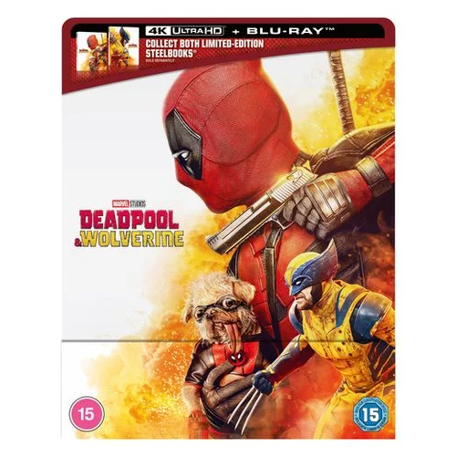 4K - Deadpool & Wolverine (15) 2024 4K UHD+BR Deadpool Steelbook Preowned
