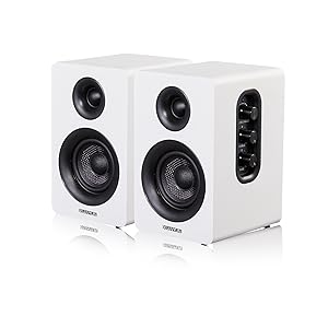 Sanyun SW208 3" 60W Active Bluetooth Bookshelf Speakers Grade B Preowned