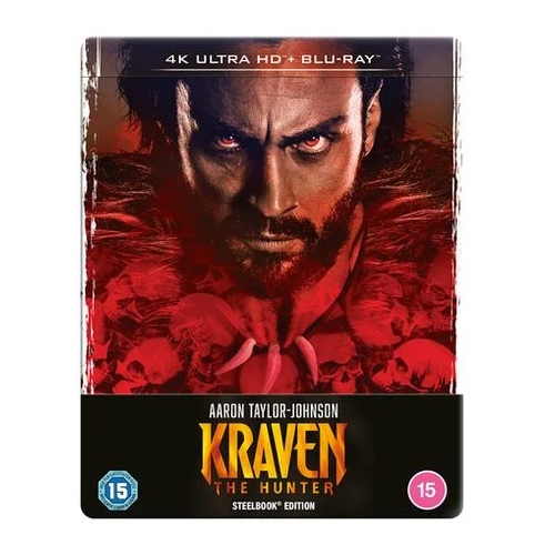 4K Blu-Ray - Kraven the Hunter (15) 2024 4k UHD+BR Limited Ed. Steelbook Preowned
