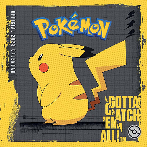 Pokémon Pikachu 2023 Calendar Preowned