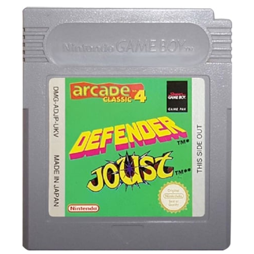 Gameboy - Arcade Classic 4: Defender & Joust Unboxed Preowned