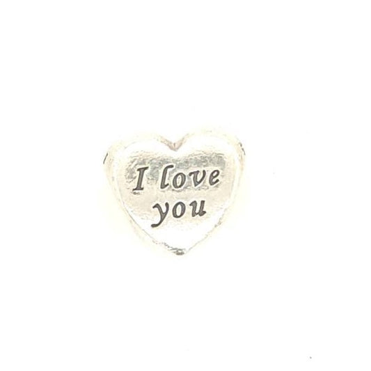 Pandora Heart 'I Love You' Charm 3.9g Preowned