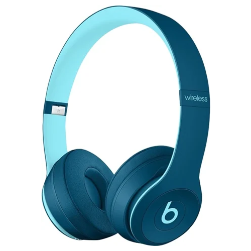 Beats Solo3 On Ear Wireless Headphones Pop Blue Grade B Preowned